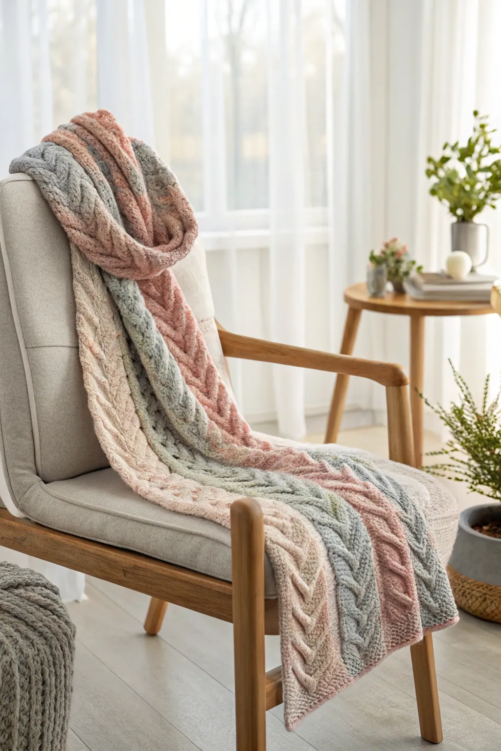 Wrap yourself in the cozy elegance of a reversible brioche knit scarf—where craftsmanship meets simplicity.