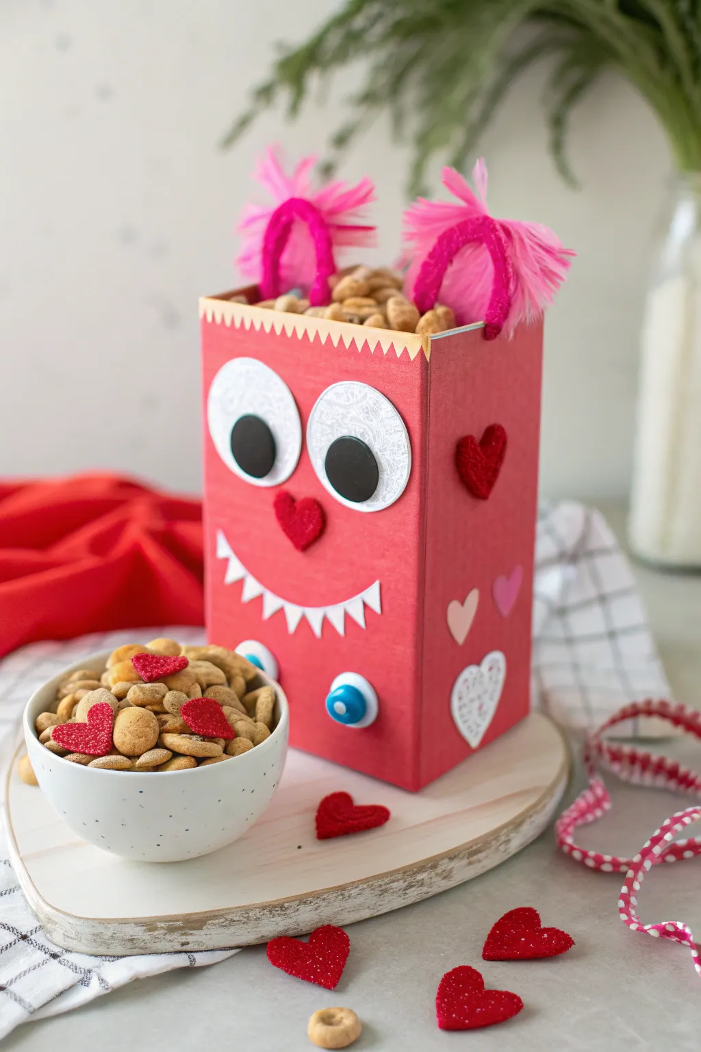 Unleash your creativity with this monster-themed valentine box! Perfect for adding a playful touch to any celebration.