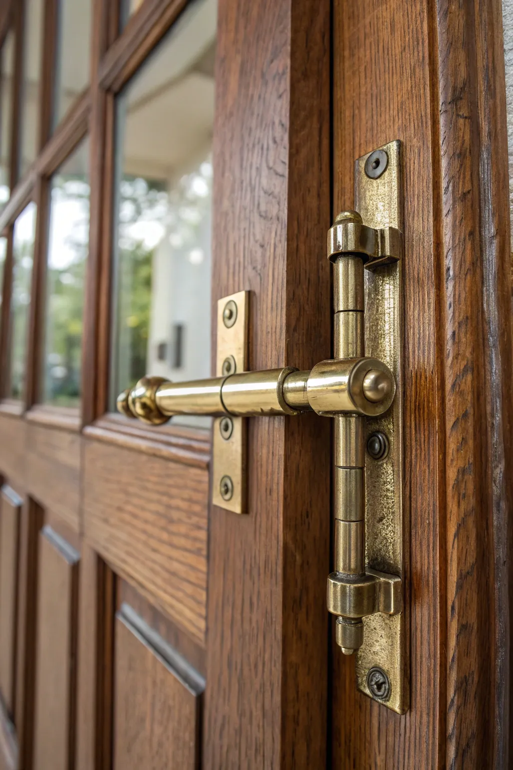 Elevate your door security with the timeless elegance of a brass slide bolt.