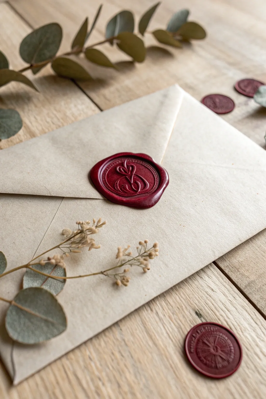 Unlock the charm of love with a personalized wax seal.