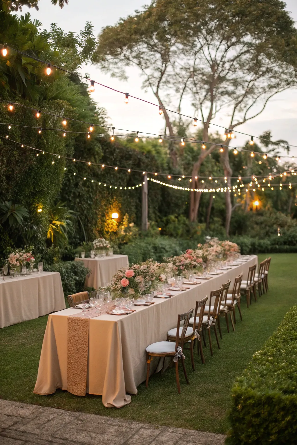 An elegant garden soiree for a memorable 50th birthday.