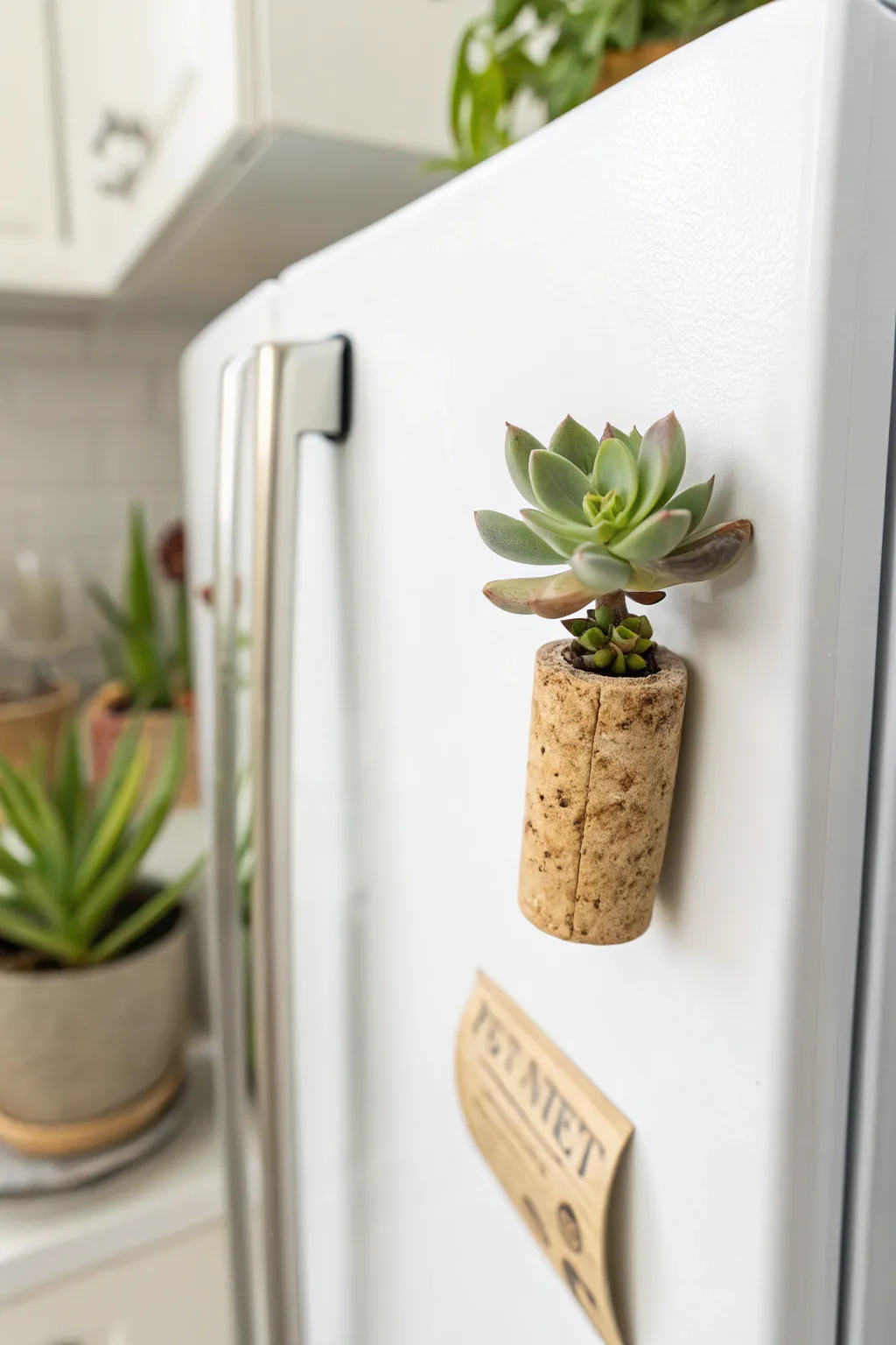 Elevate your kitchen decor with these charming cork planters—where simplicity meets nature.