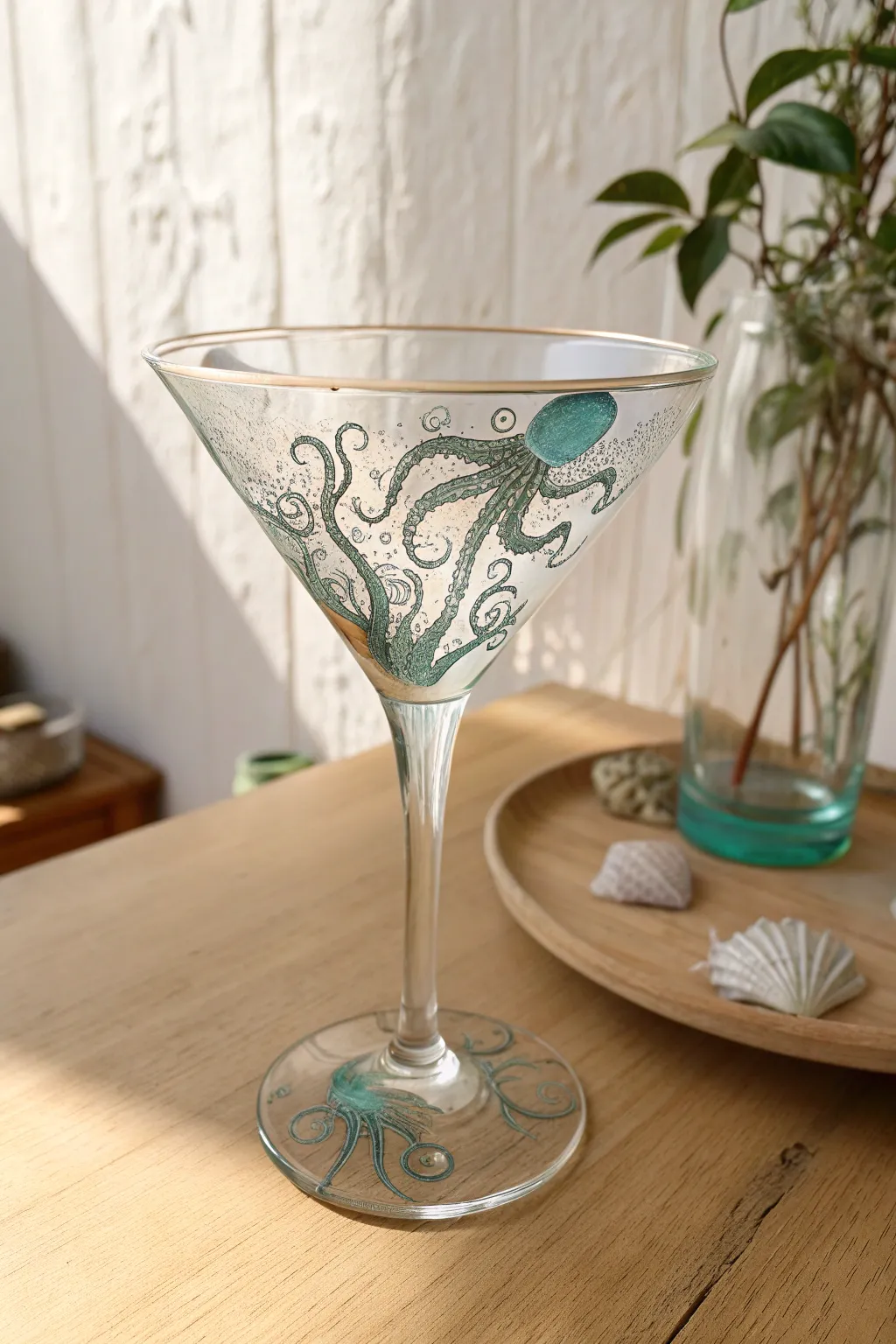 Sip in style with a touch of marine magic – embrace the calm of the ocean with every sip.