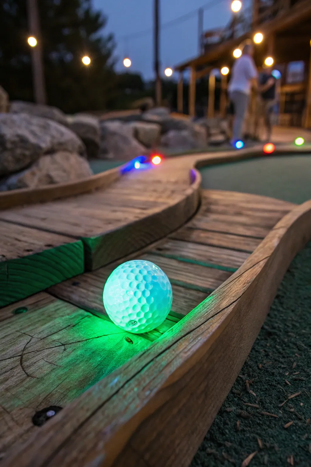 Illuminate your game with a glow-in-the-dark golfing experience that combines craftsmanship and vibrant adventure!