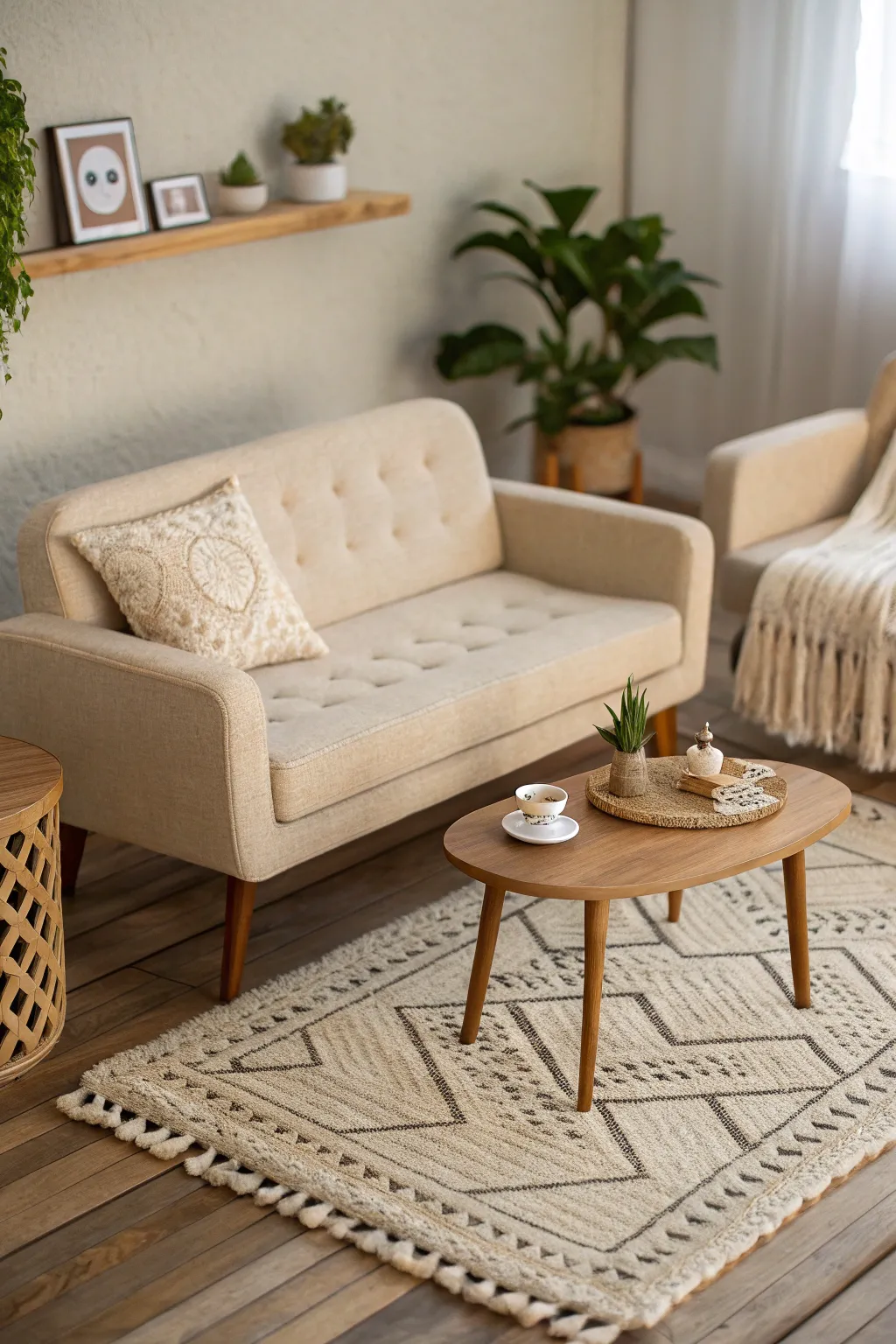 A touch of elegance in miniature form: Discover the art of crafting tiny dollhouse furniture with Scandinavian charm.