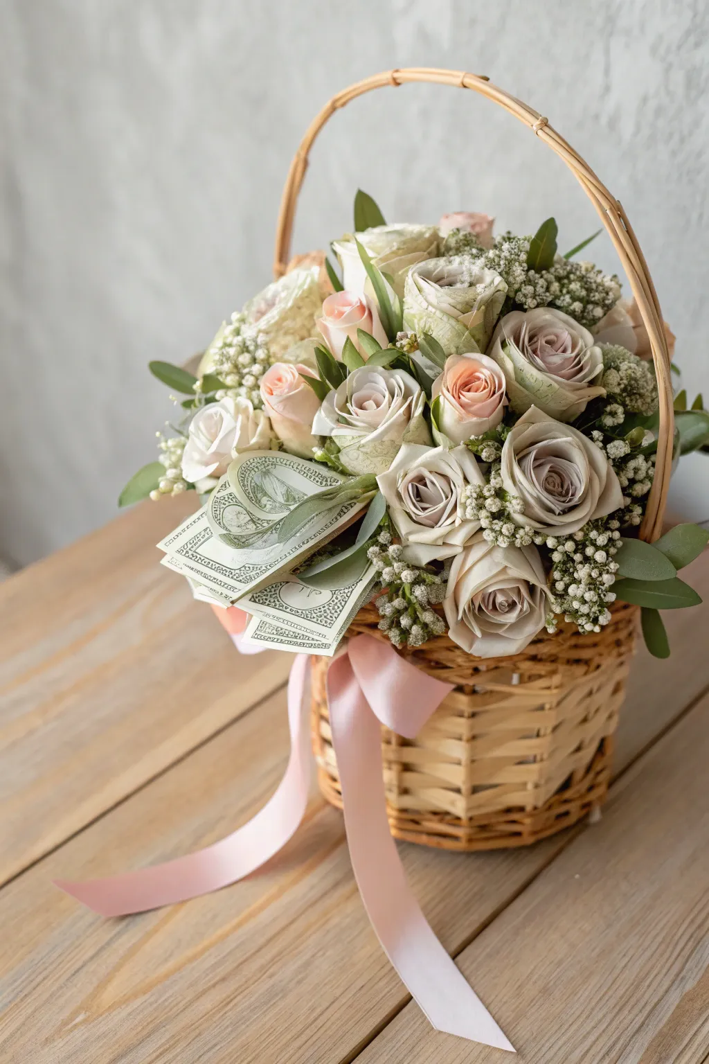 A touch of elegance: Gift a themed money bouquet that blends artistry with thoughtfulness.