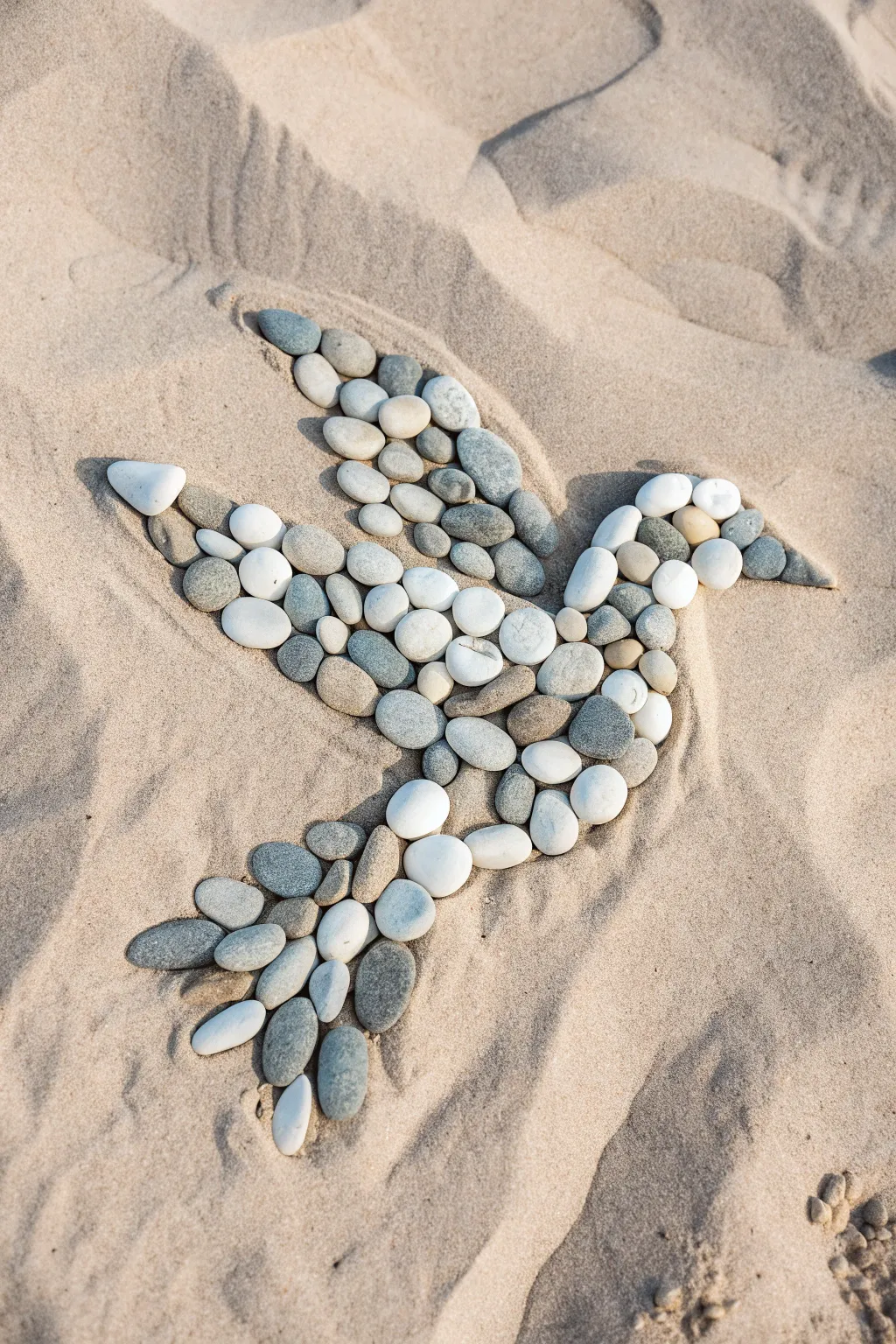 Embrace nature's artistry with this serene bird mosaic, a perfect blend of minimalist charm and bohemian flair.