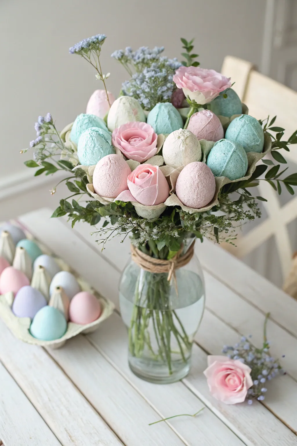 Turn egg cartons into charming blooms for Mother's Day—a delightful handmade gift that celebrates simplicity and creativity.