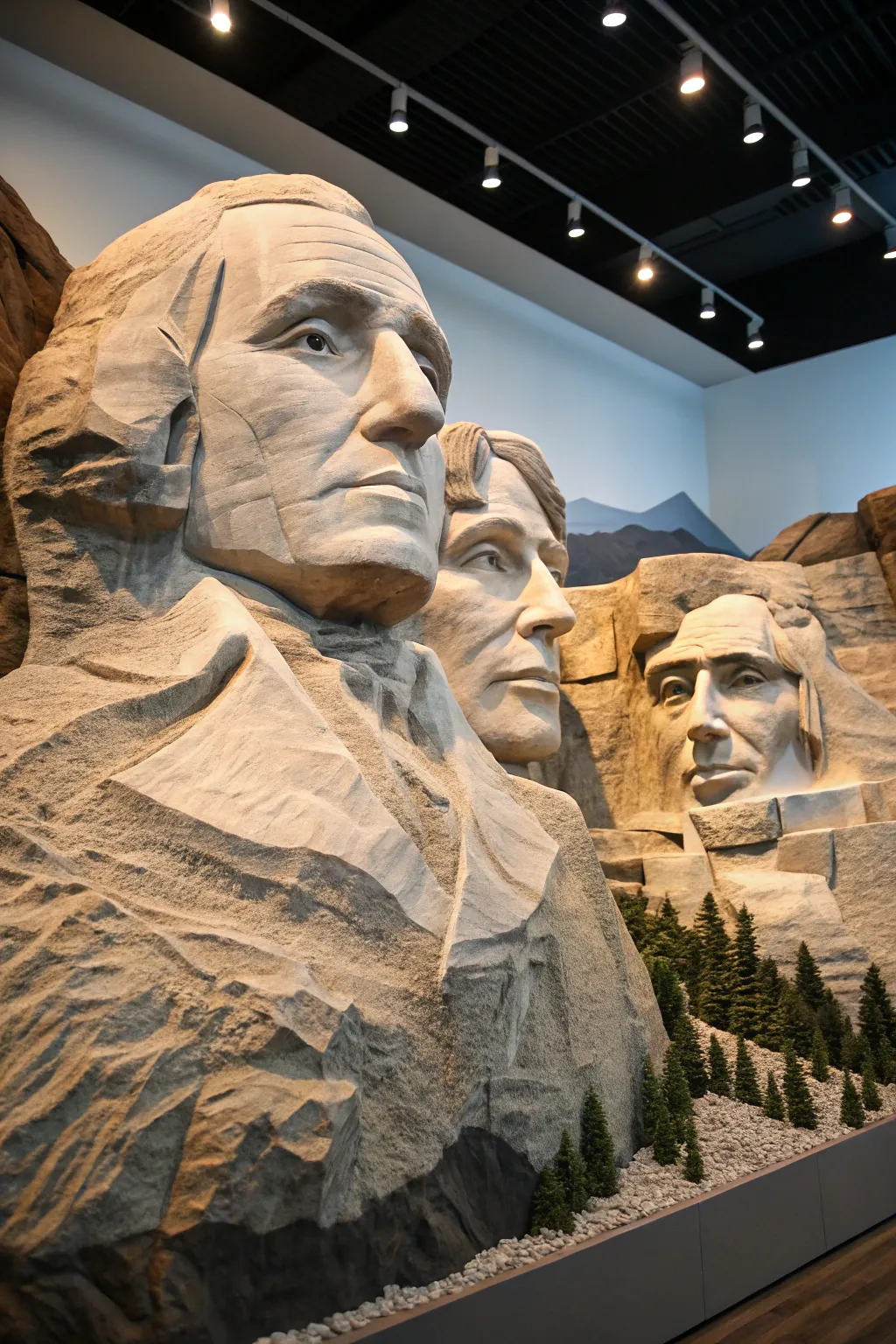 Elevate your crafting skills with a stunning 3D paper rendition of Mount Rushmore, where artistry meets precision.