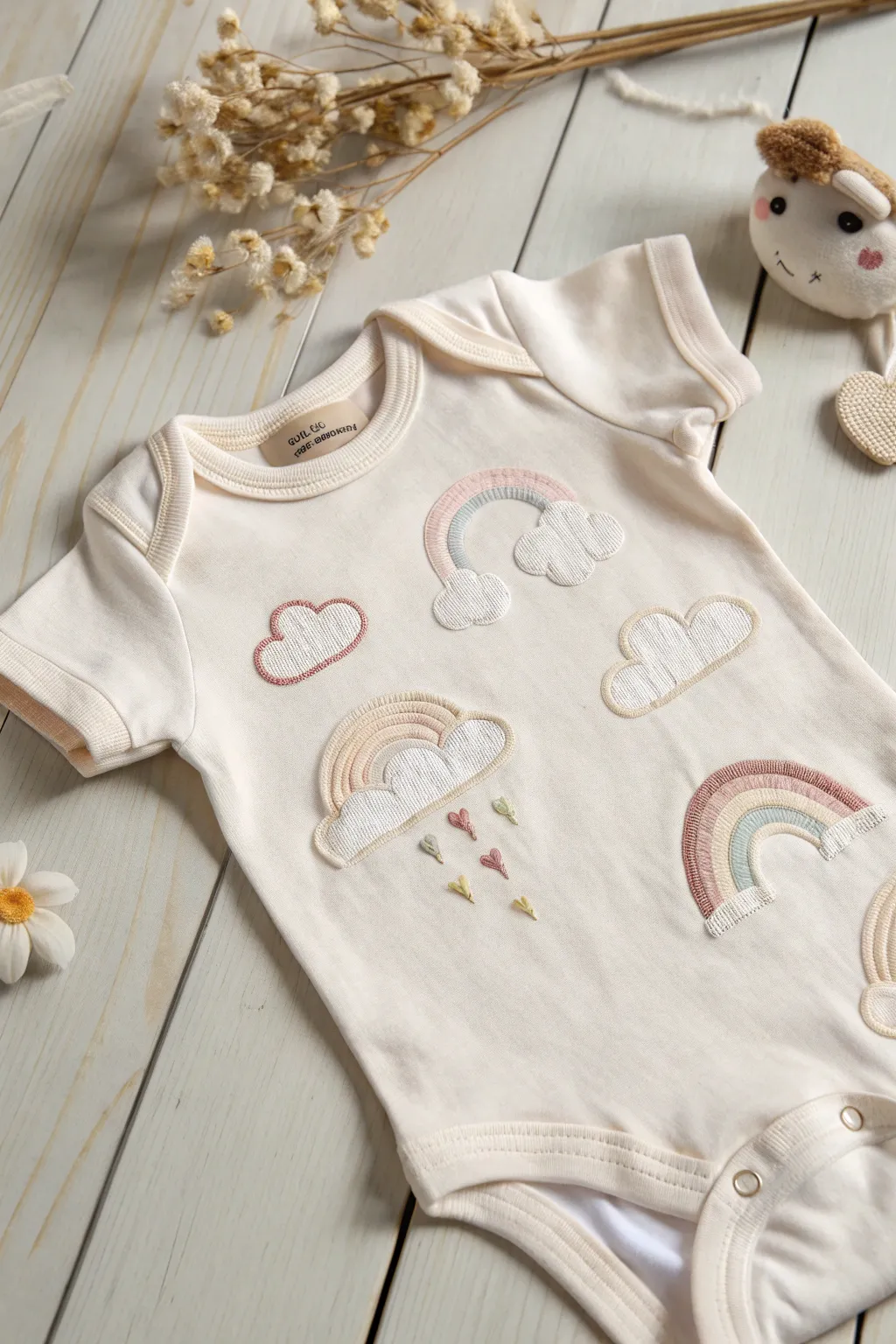 Add a touch of whimsy to your little one's wardrobe with dreamy puffy paint designs! 🌈✨