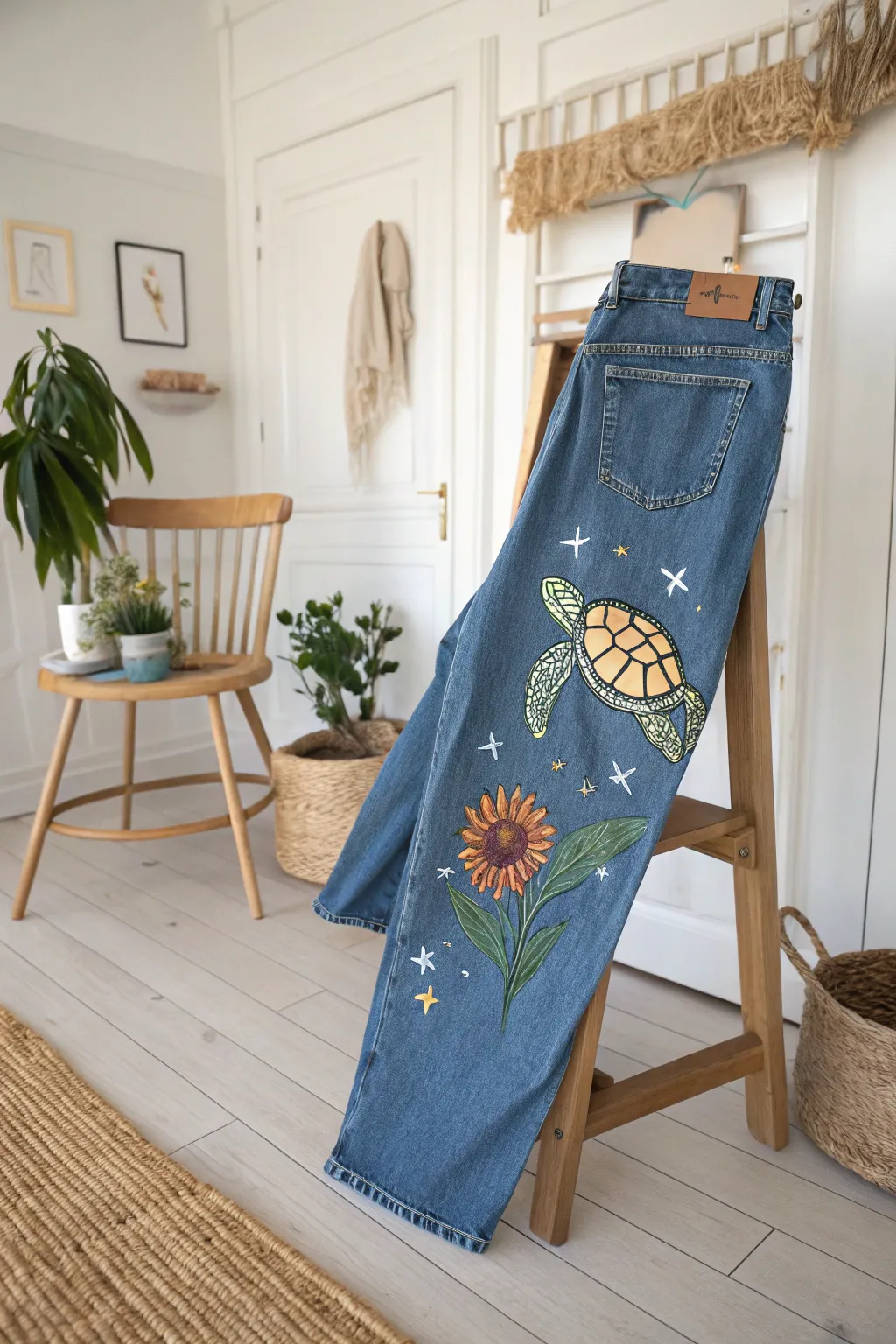 Embrace nature's beauty on your canvas—let your clothes tell a story. 🌻🐢✨