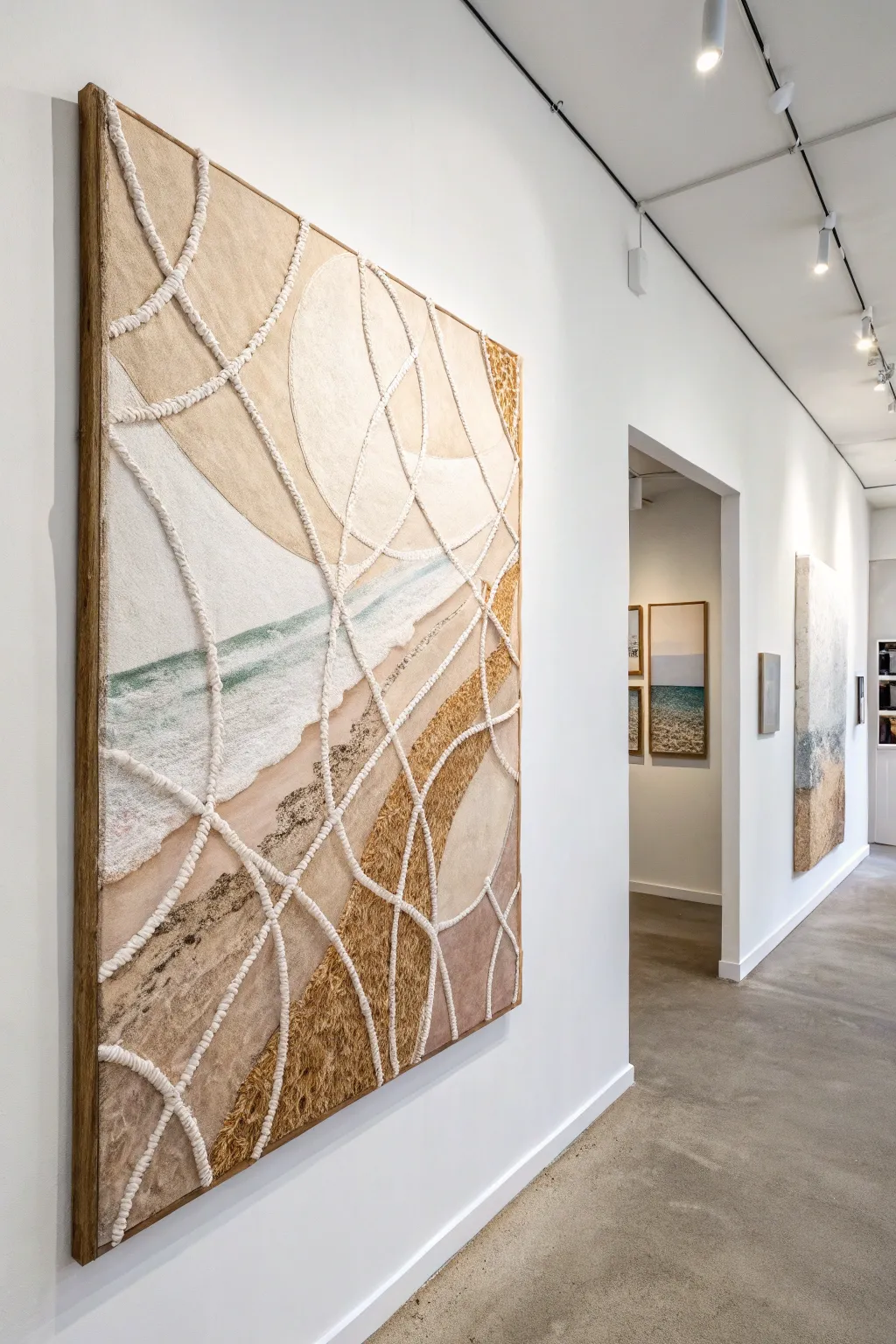 Unleash creativity with textured abstract art—where simplicity meets boho charm.
