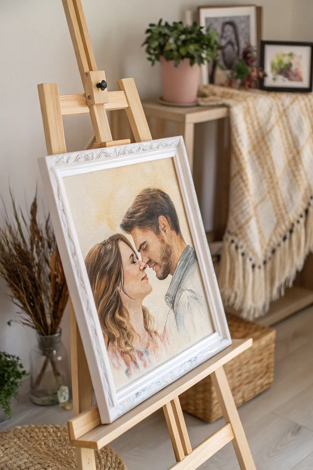 Capture love in every brushstroke with a bespoke couple portrait. Perfect for the heartfelt gift.
