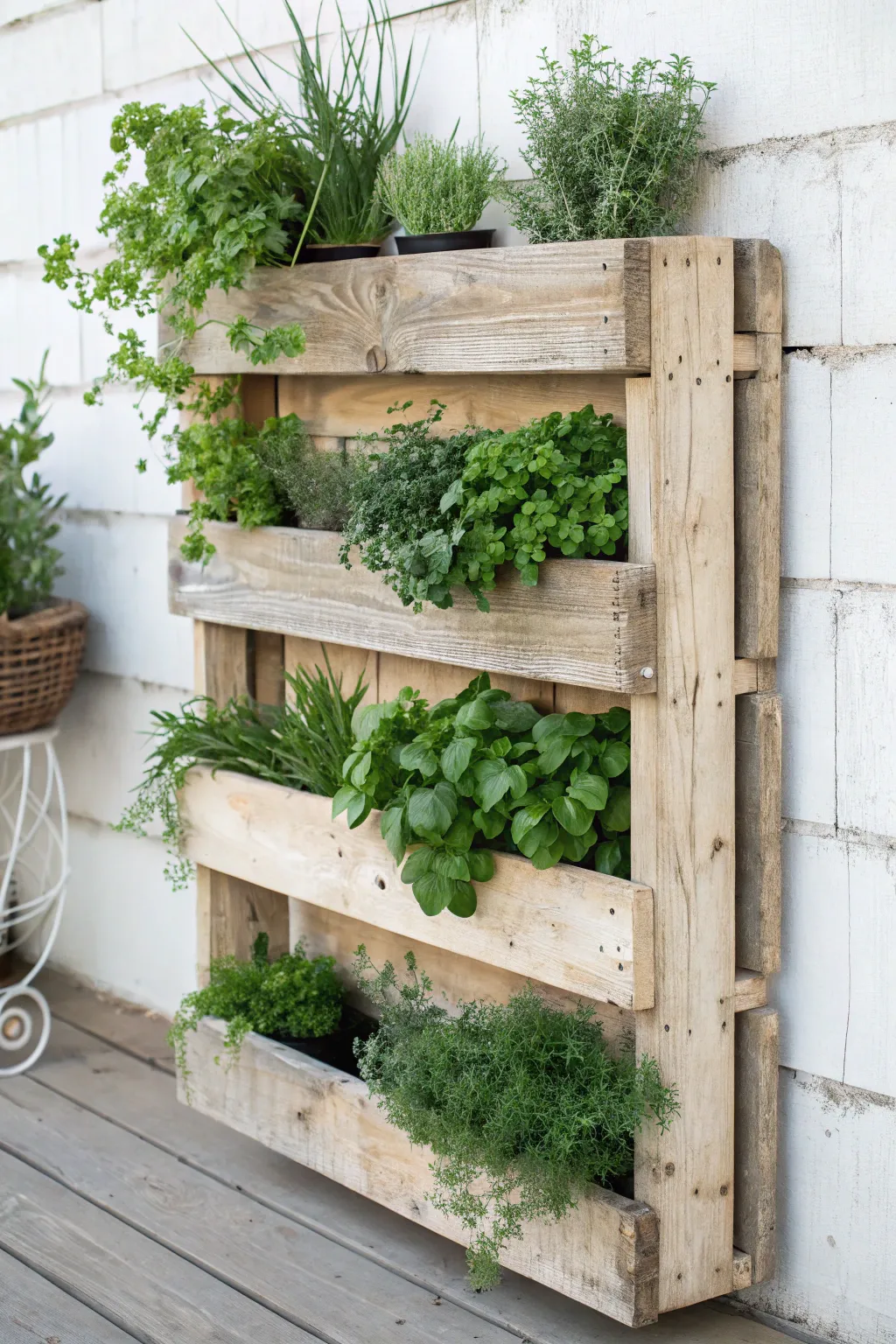 Elevate your garden with elegance: A vertical garden planter perfect for small spaces and natural beauty lovers.