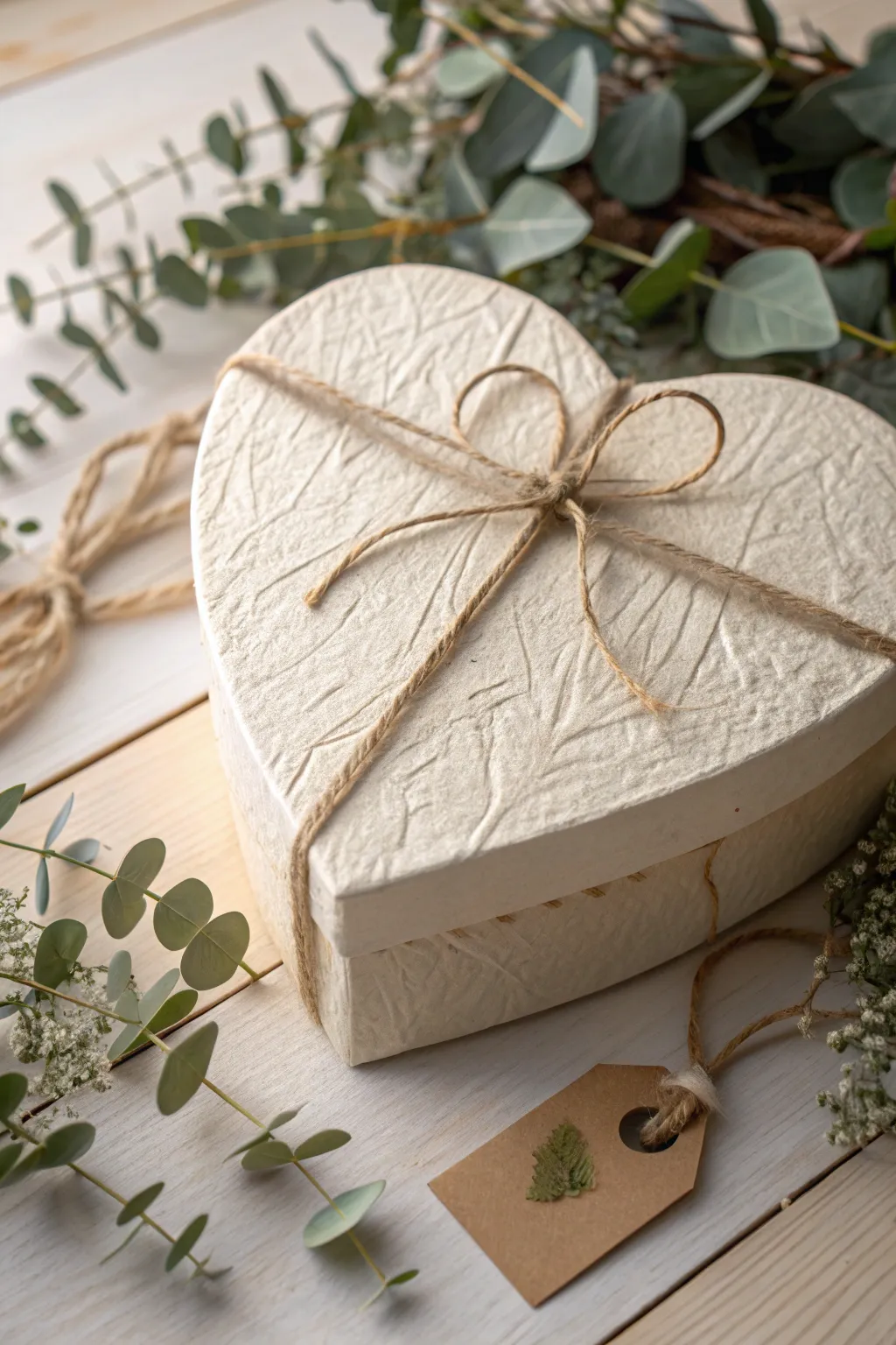 Wrap your love in a heart-shaped box, where simplicity meets heartfelt charm.
