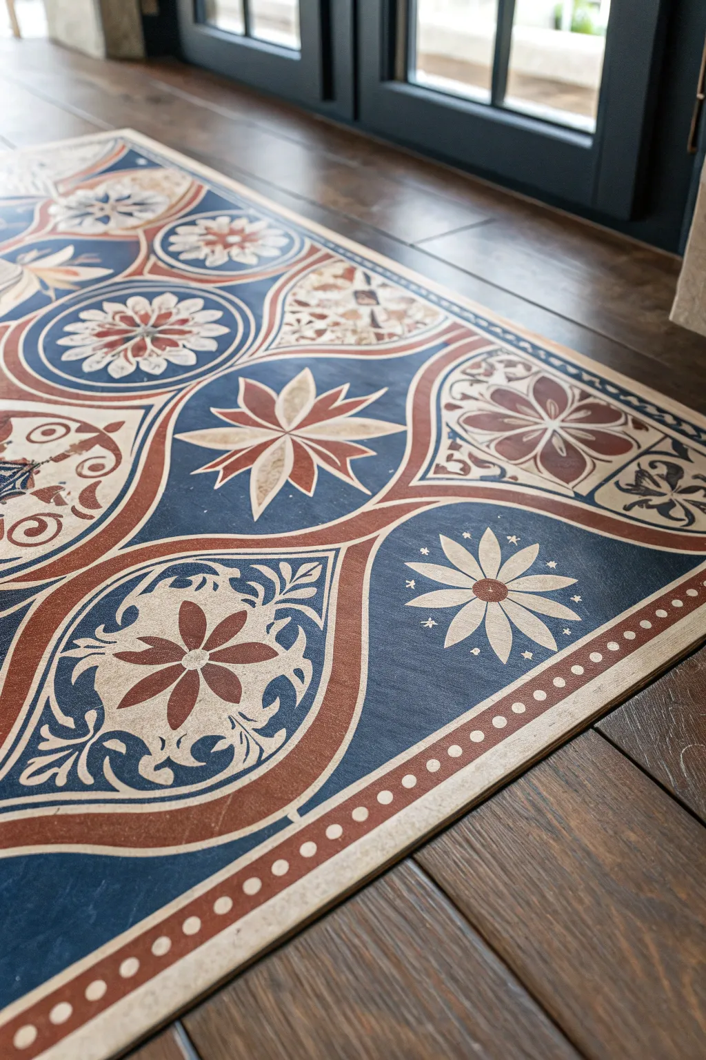Transform your space with the captivating allure of Moroccan-inspired vinyl tiles.