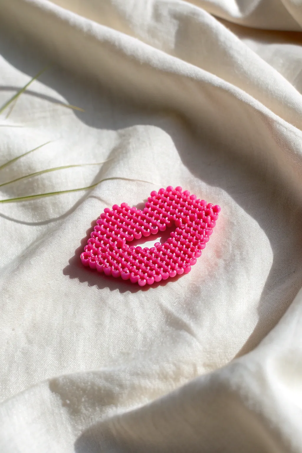 Add a playful pop to your space with this charming flirty lips magnet. Perfectly preppy and irresistibly cute!