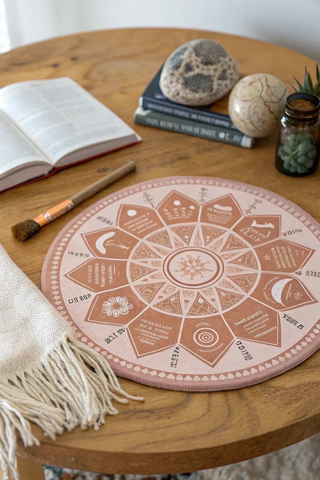 Visualize your dreams with a personal goals mandala - a roadmap to your future, beautifully crafted in minimalist boho style.