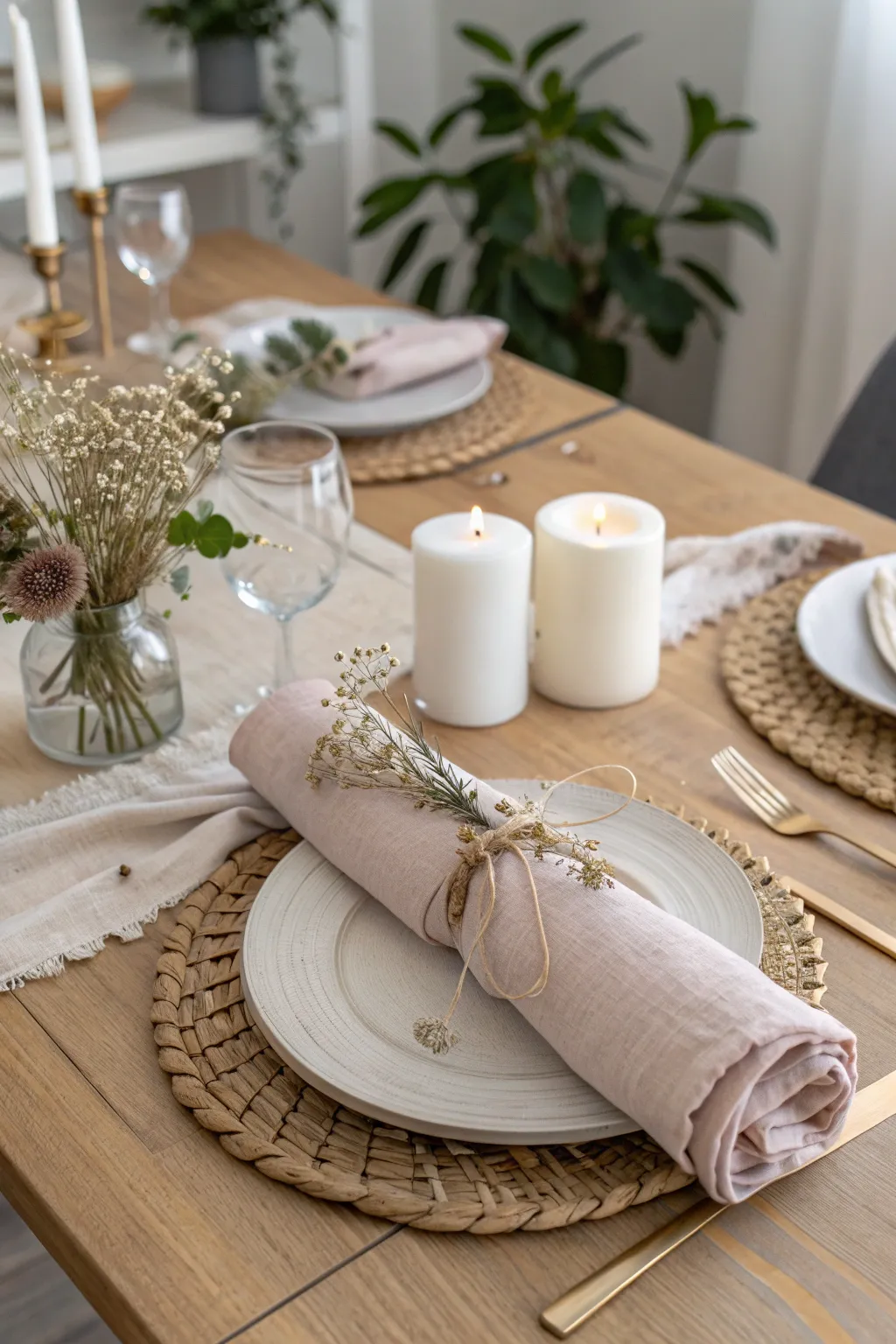 Transform your dining table into a stunning masterpiece with this simple yet elegant DIY centerpiece.