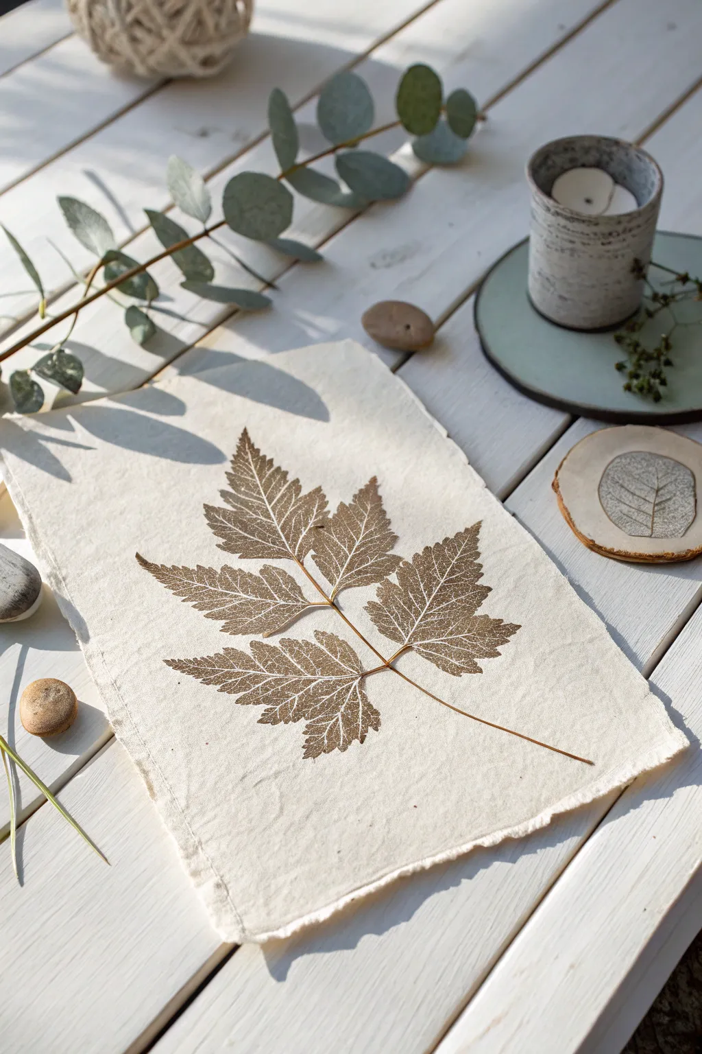 Discover the charm of nature with simple, elegant leaf prints – perfect for sparking creativity and wonder in little ones.