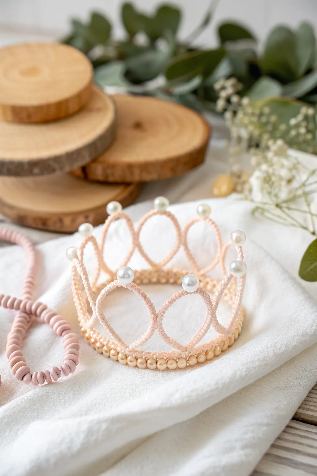 Craft your own whimsical elegance with this DIY pipe cleaner crown!