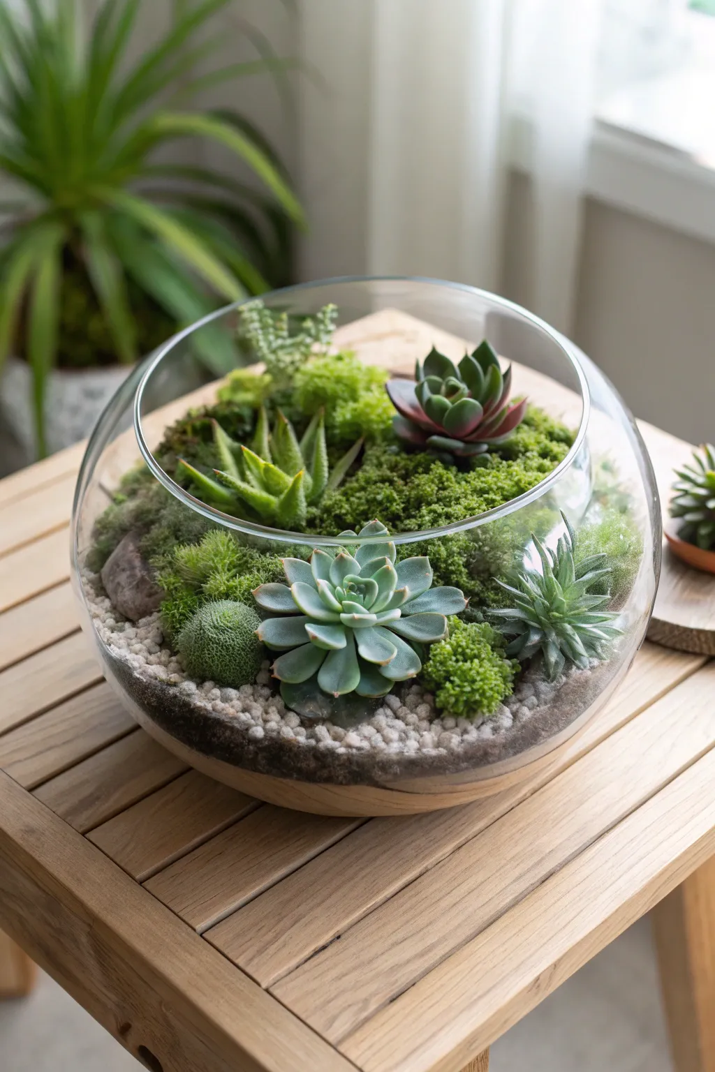 Transform your space with a Scandinavian-inspired punch bowl terrarium—where simplicity meets natural beauty. 🌿✨