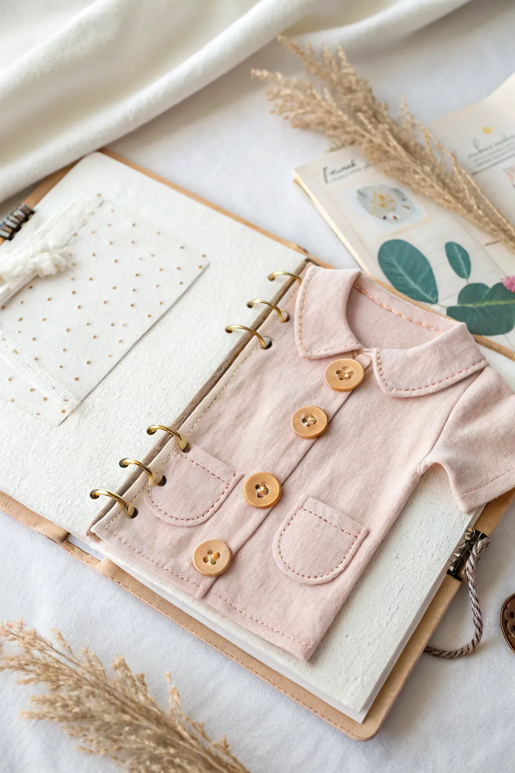 Master Buttoning with Style: A Quiet Book Page to Cherish