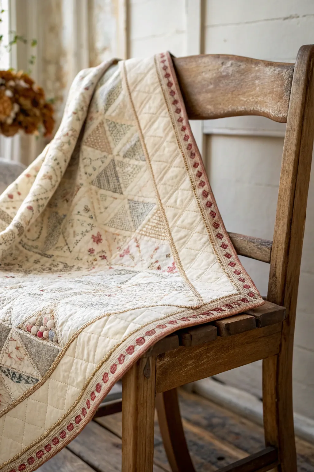 Embrace the art of invisible hand stitching for a seamless quilt finish that soothes the soul.