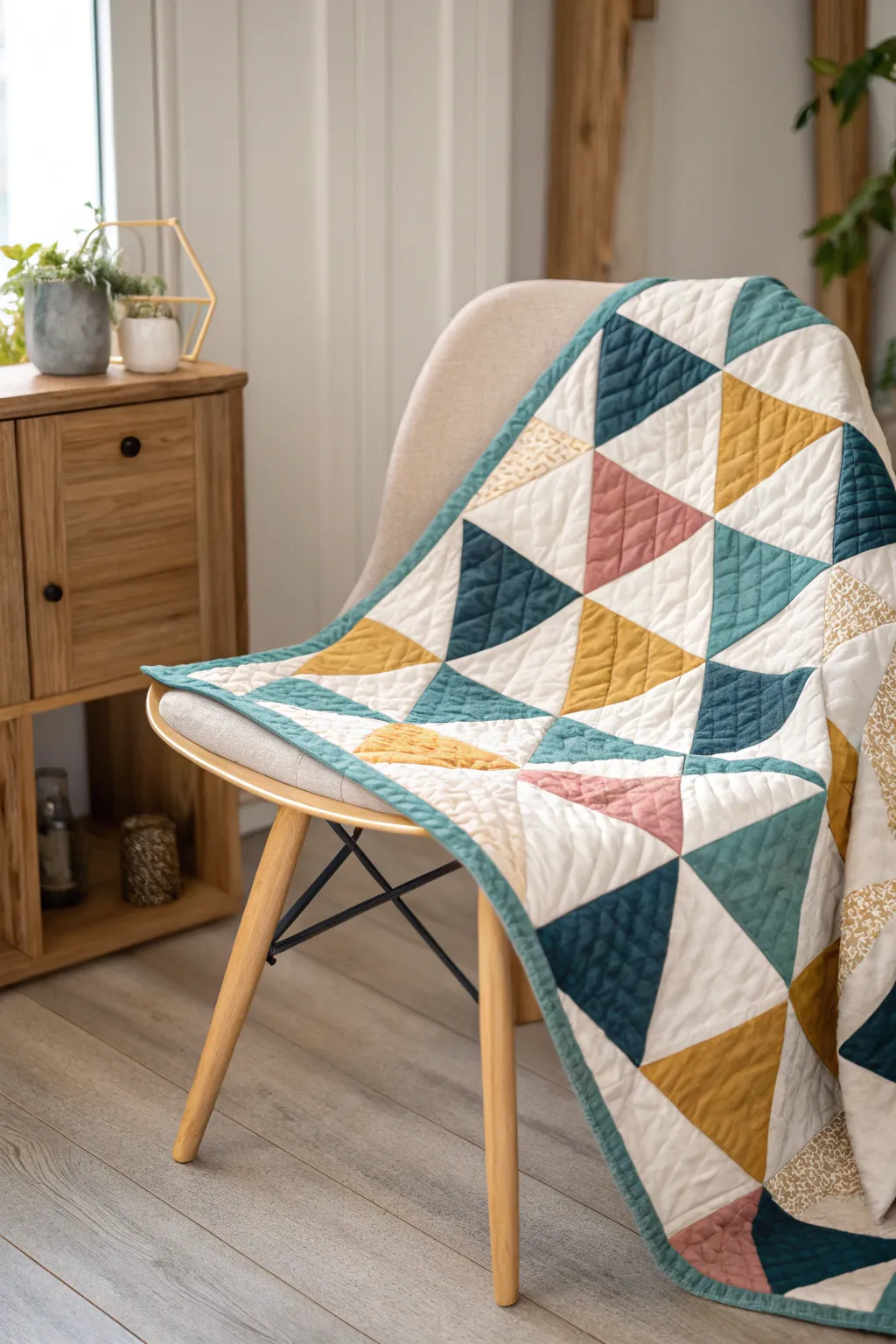 Elevate your space with modern geometric charm—bold colors, sleek patterns, and artisanal beauty.