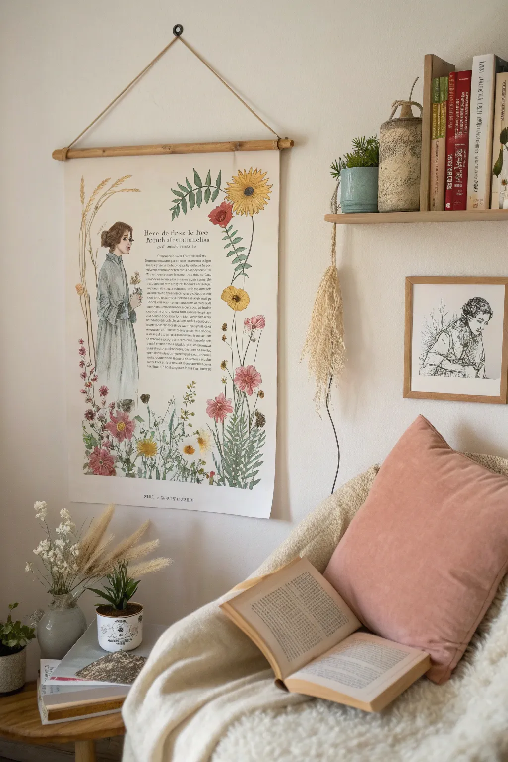 Transform your reading nook with a stunning thematic poster that celebrates your favorite book's essence. 🌿📖 #CreativeReading #MinimalistArt