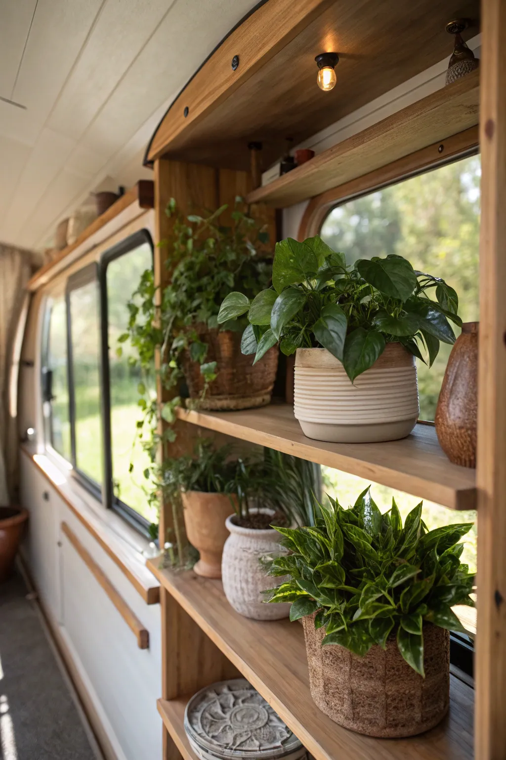 Transform your trailer into a green oasis with the perfect blend of nature and craftsmanship.