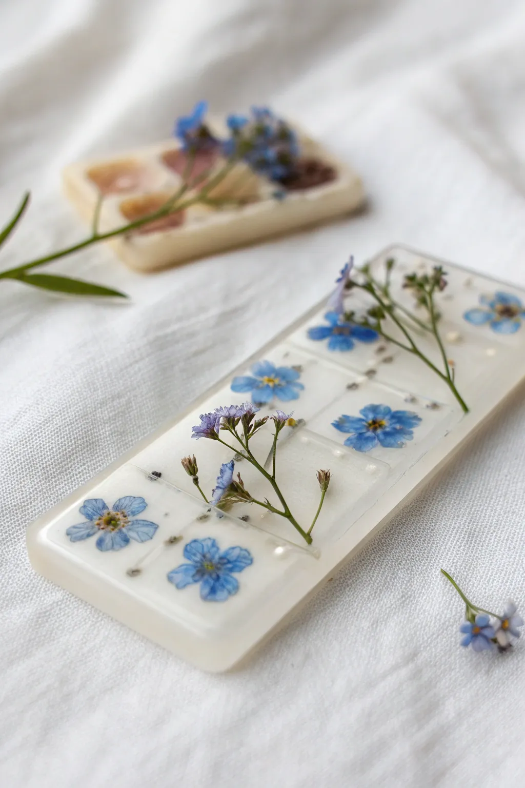 Nature's delicate touch in a game of whimsy. 🌼 #FloralDominoes #ScandiBoho