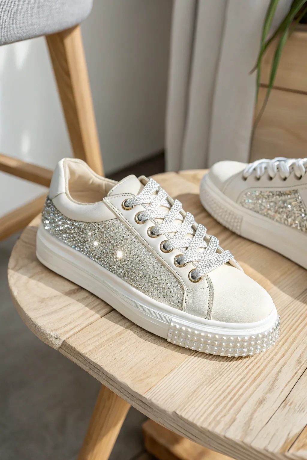 Transform your steps with a touch of sparkle and Scandinavian charm.