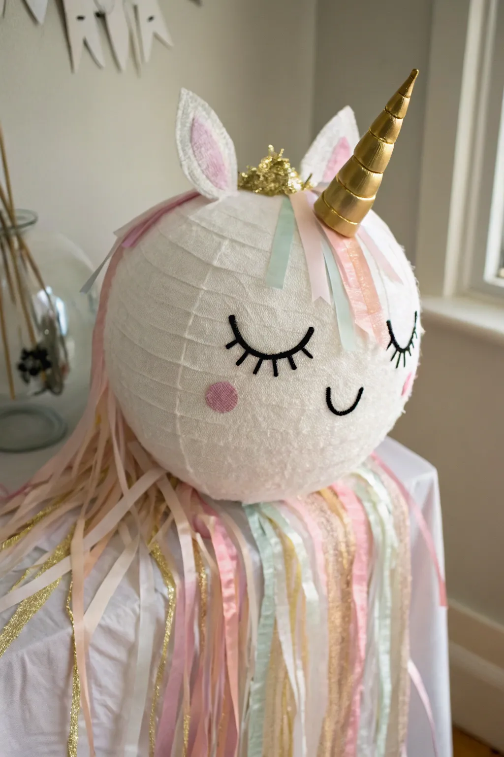 Unleash the magic of unicorns with this enchanting pinata, where simplicity meets whimsical charm!