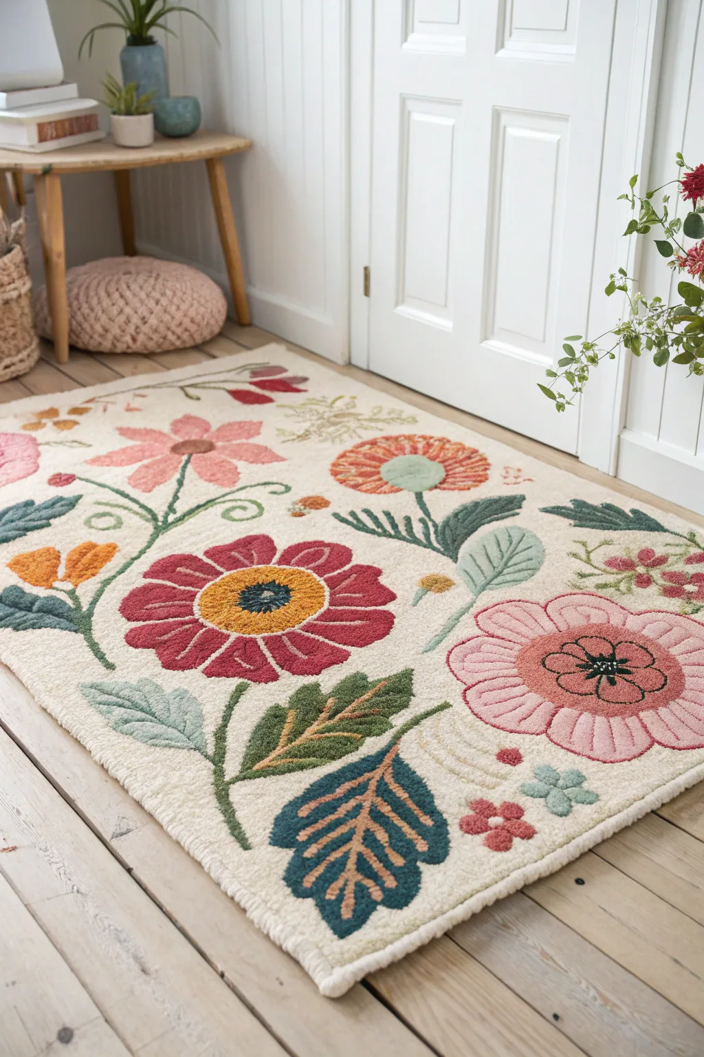 Transform your space with the artful allure of floral fantasies in vibrant hues.