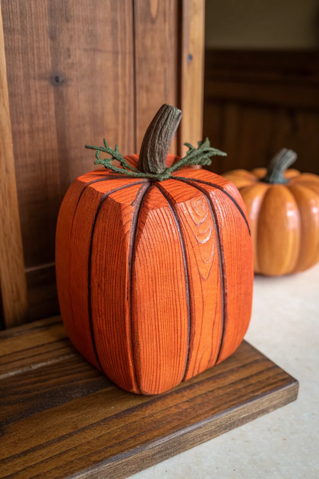Celebrate fall with handcrafted pumpkin charm: a showcase of skill and seasonal spirit.