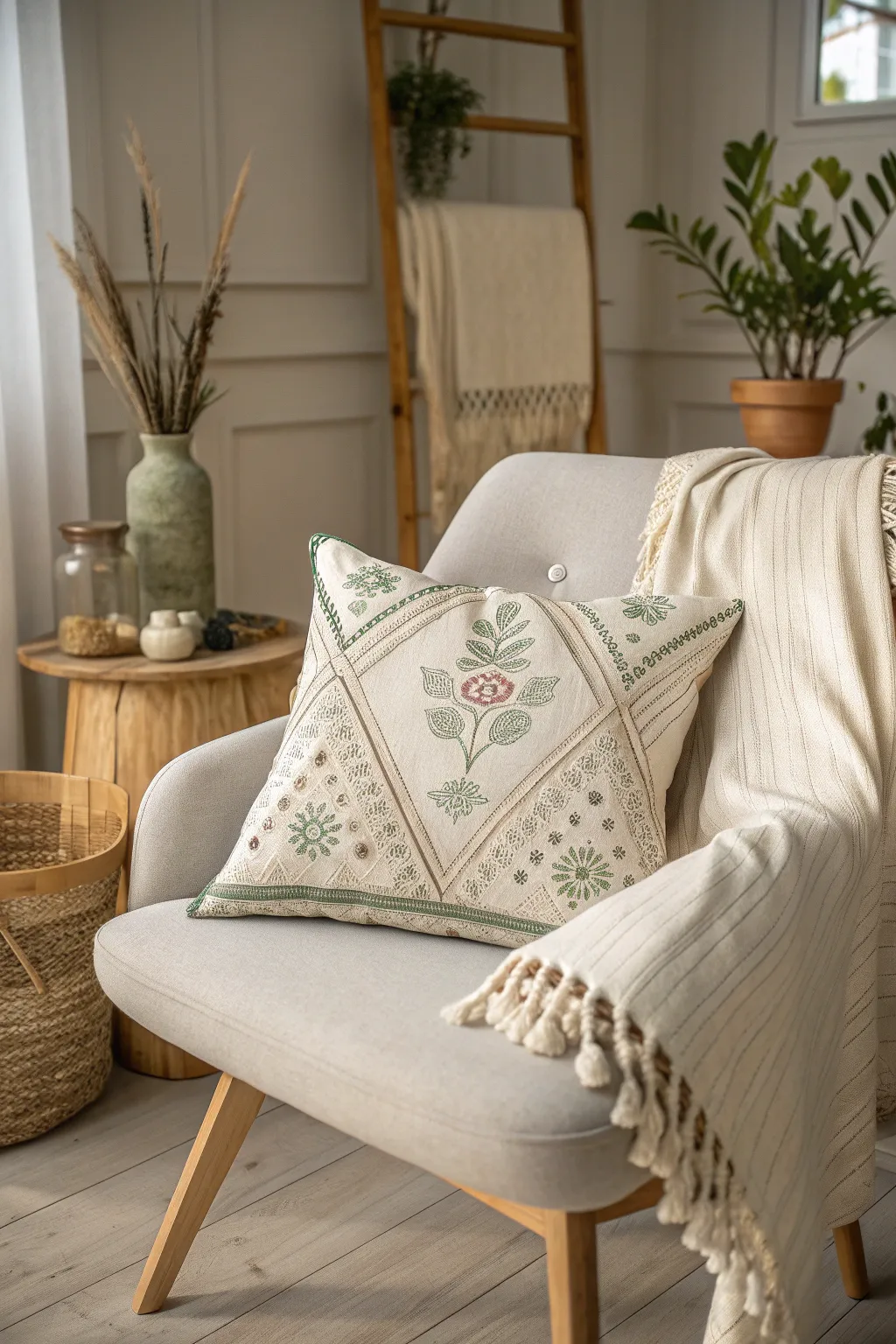 Elevate your space with custom pillowcases that blend Scandinavian simplicity with Boho charm.