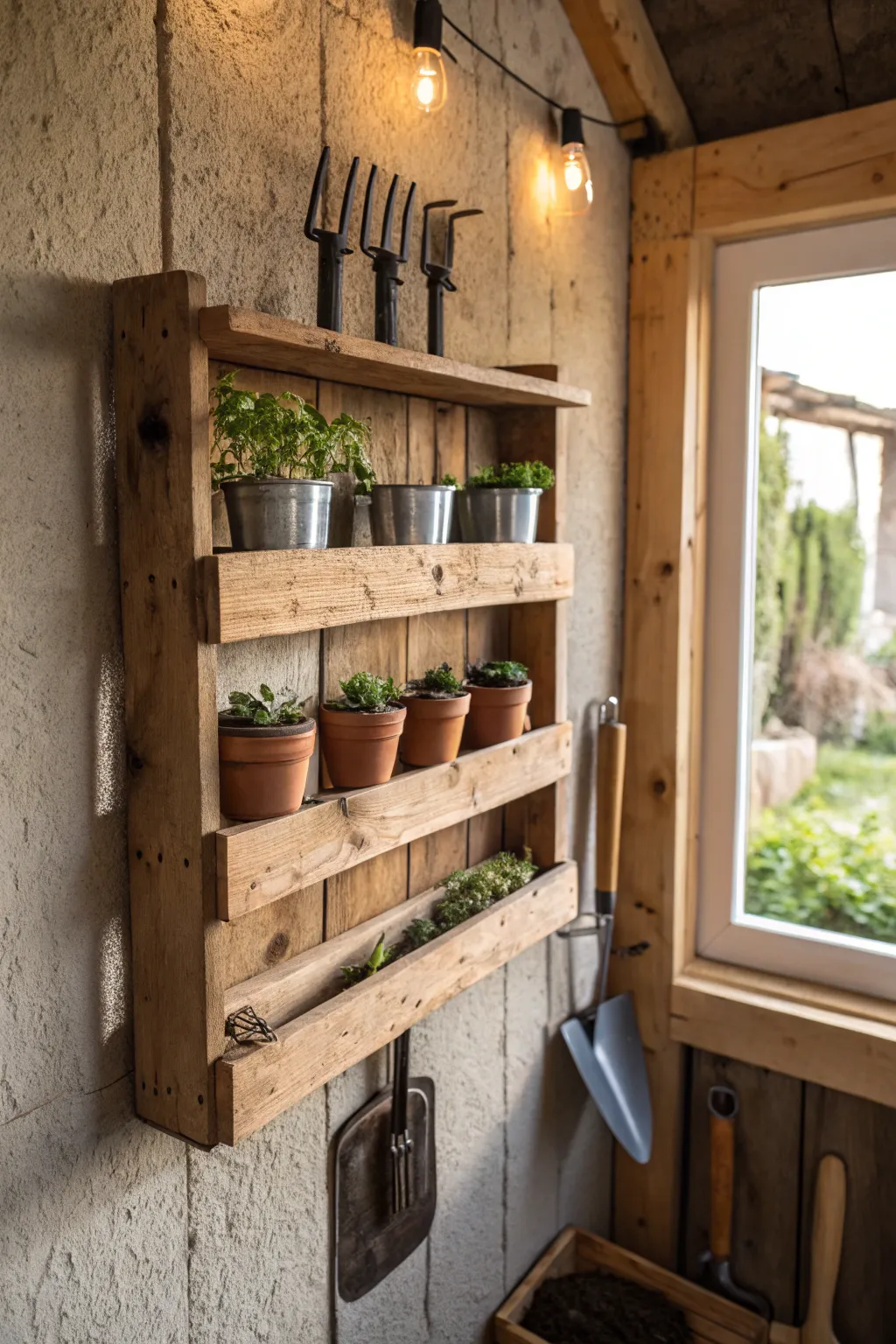 Elevate your shed's style and functionality with expertly crafted floating shelves.