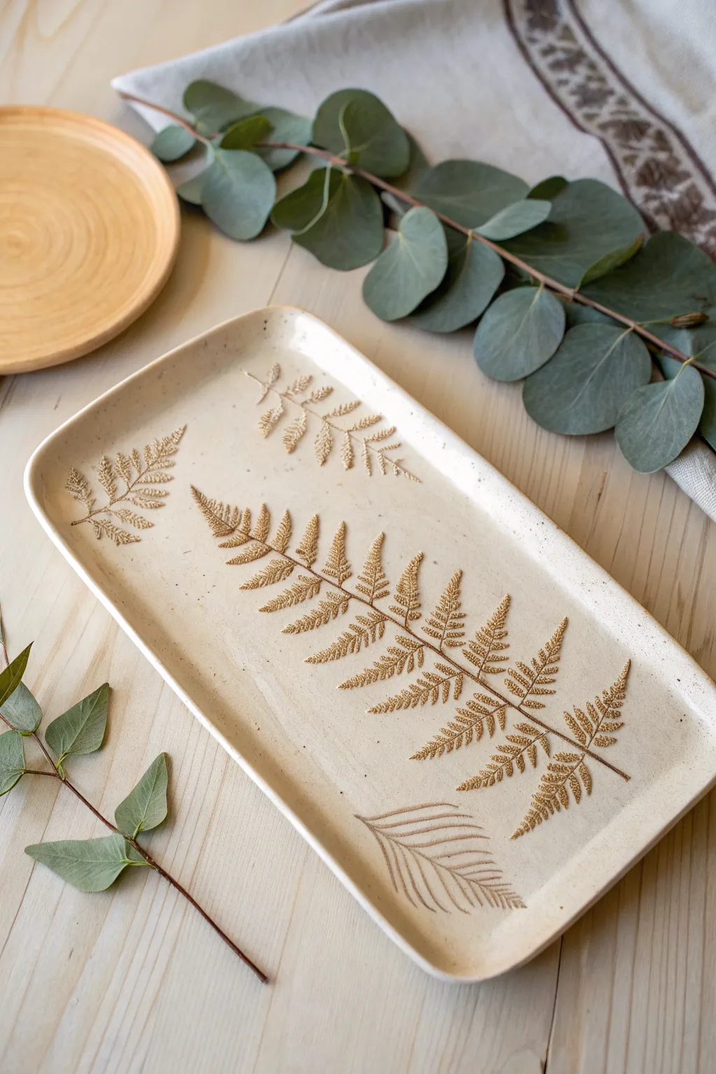 Embrace nature's elegance with handcrafted leaf-imprinted pottery. Perfectly minimalist, beautifully boho.
