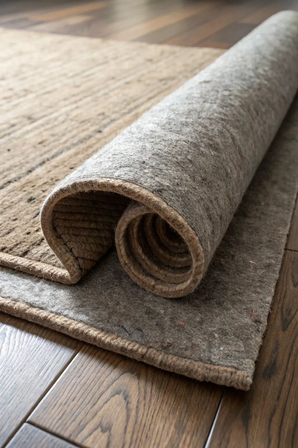 Elevate your space's tranquility with a dense felt rug pad; it's soundproofing craftsmanship at its finest.