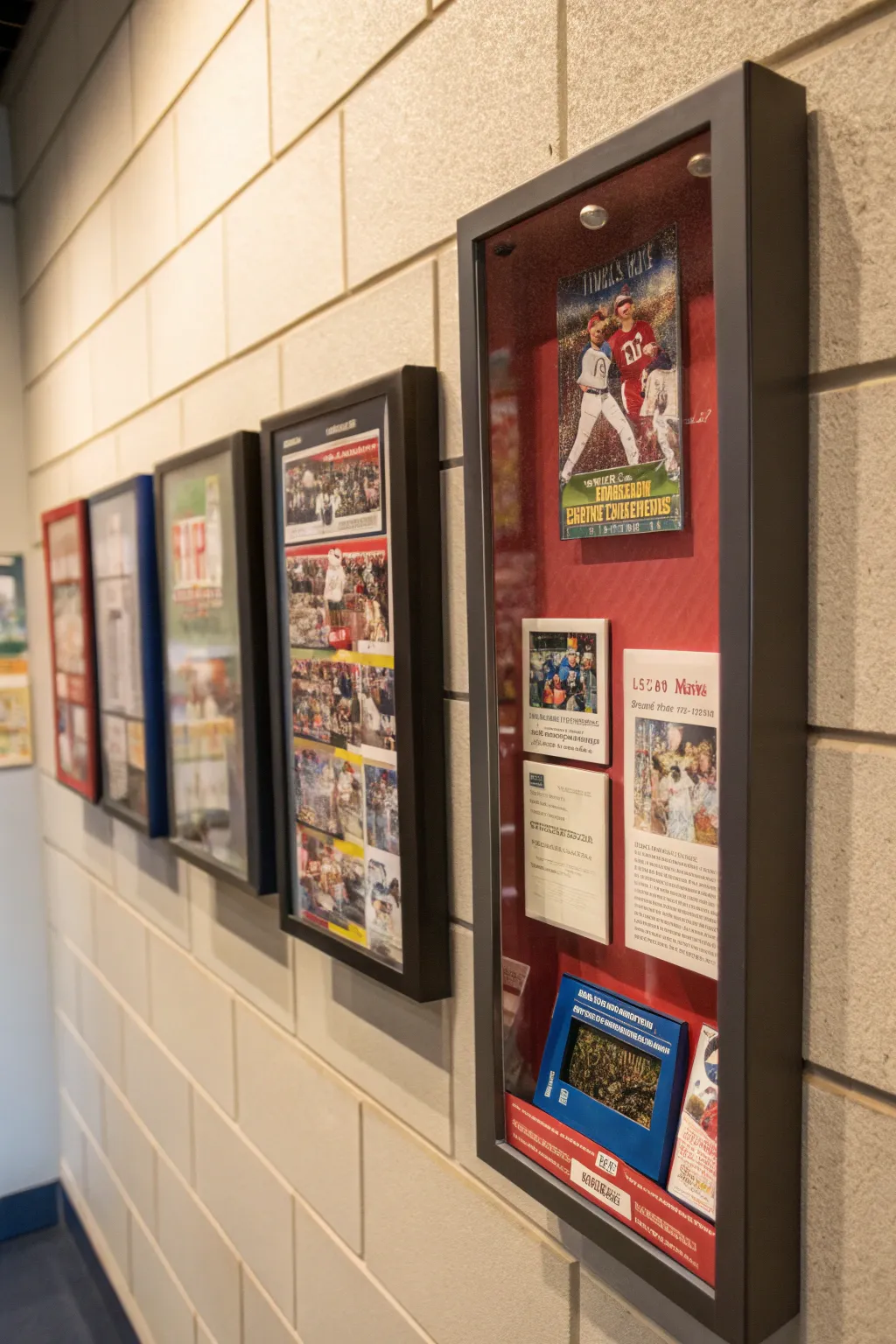 Personalized shadow boxes for cherished memorabilia