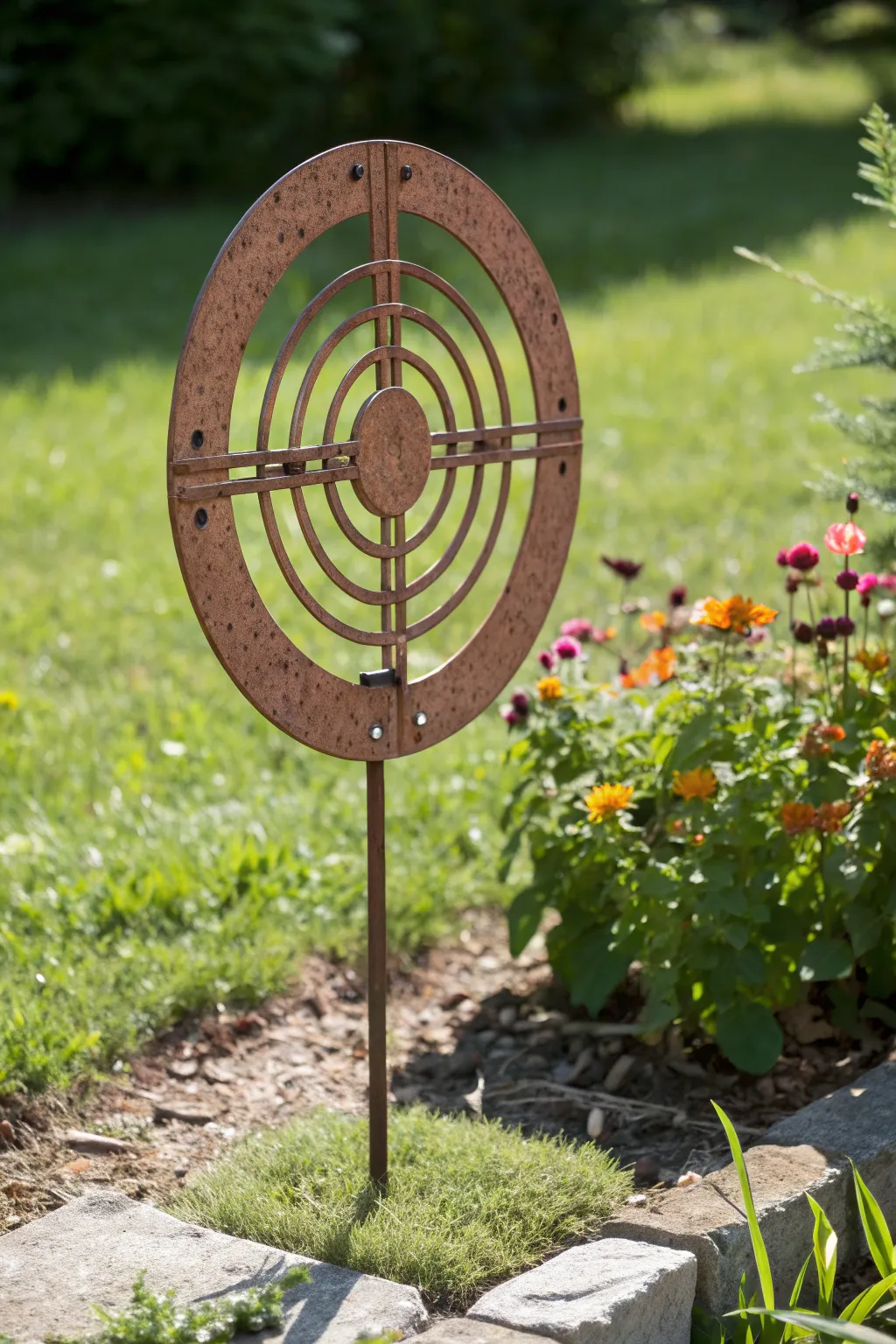 Elevate your garden's charm with handcrafted steel accents.