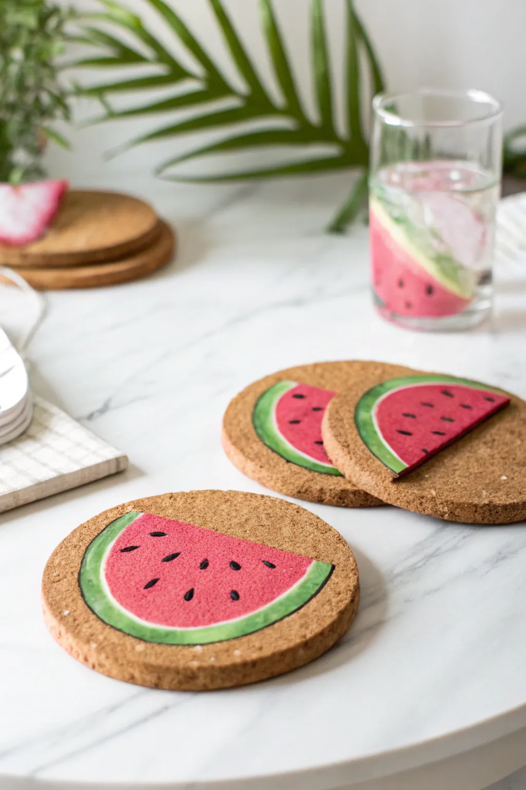 Add a splash of summer to your table with these charming fruit-infused coasters—where simplicity meets natural beauty!