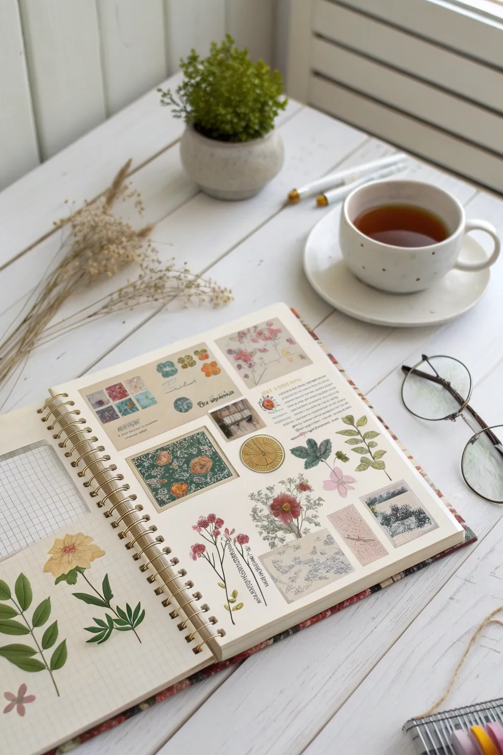 Transform your sketchbook into a captivating collage of creativity with artistic stickers and cutouts. #SketchbookArtistry