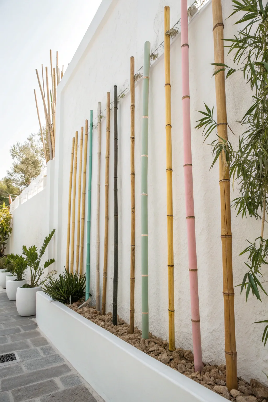 Transform your space with the natural elegance of bamboo wall art.