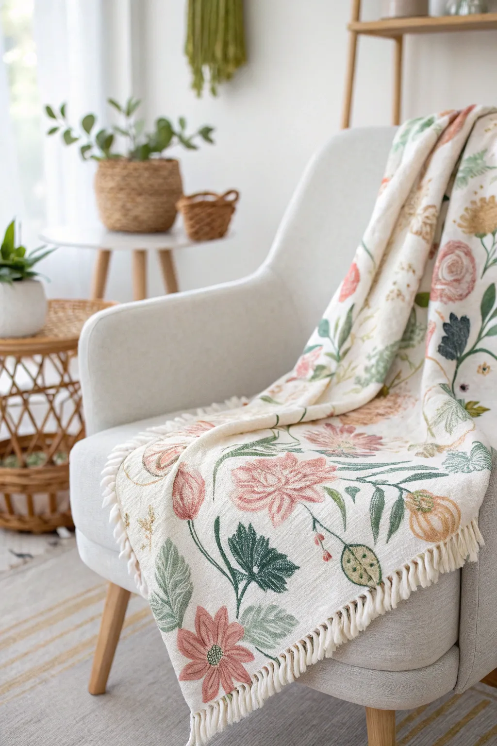 Wrap yourself in a Floral Fantasy: A charming blend of vintage floral prints, perfect for a touch of springtime elegance.