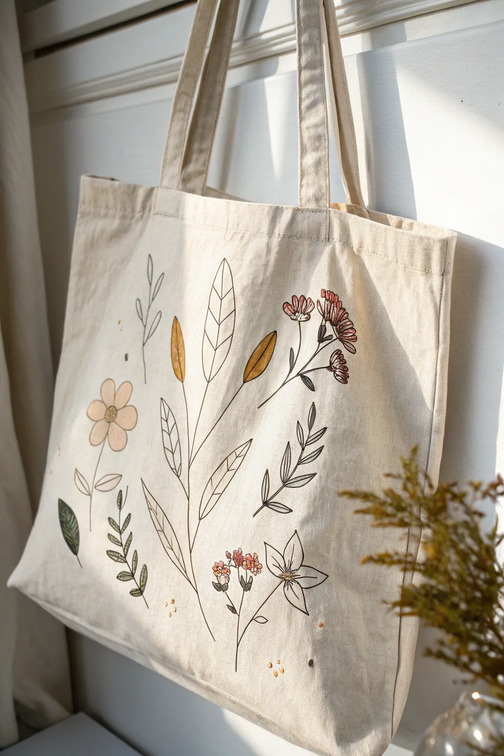 Embrace nature's elegance with this beautifully illustrated tote, perfect for peaceful strolls and everyday adventures. 🌿