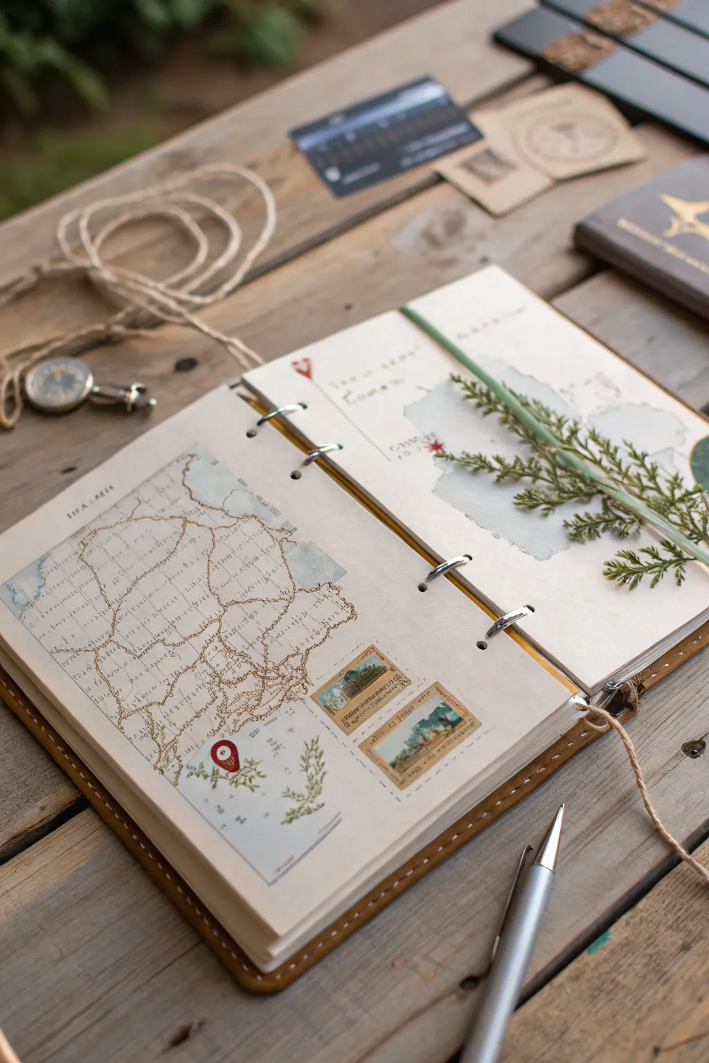 Trace your travels with elegance: maps that tell your story 🌿✈️