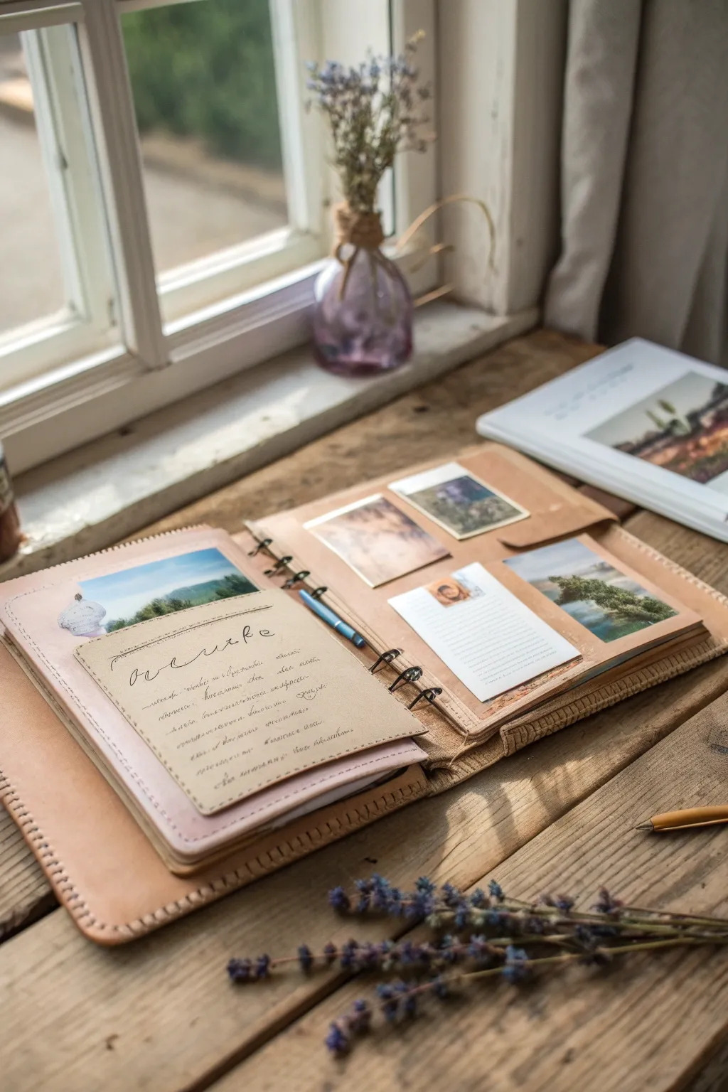 Capture your adventures in style with a personalized traveler's notebook. #TravelMemories