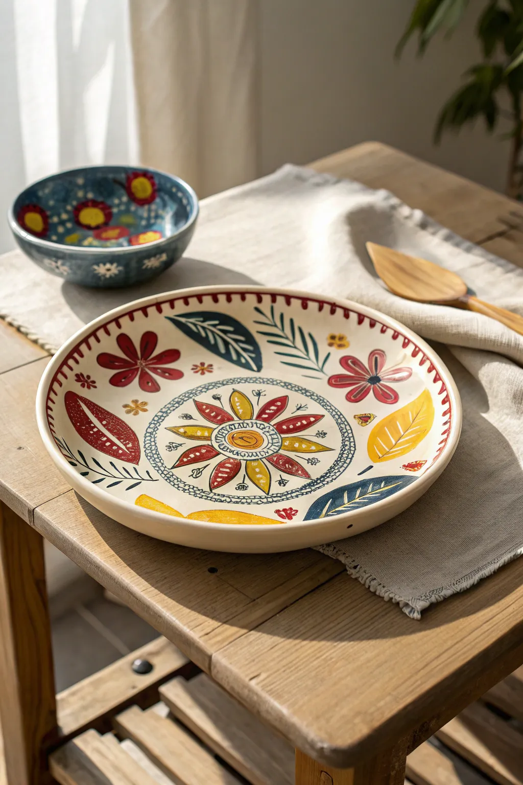 Add a splash of joy to your table with bold and colorful underglaze illustrations that captivate and inspire.